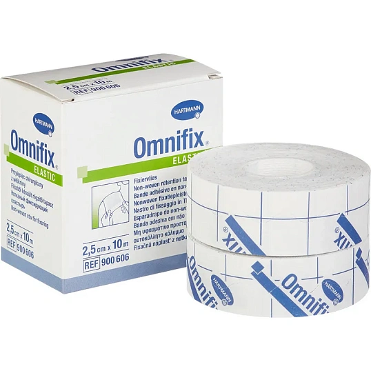 Пластырь неткан гипоал бел 10мх2,5см OMNIFIX 2шт/уп9006064