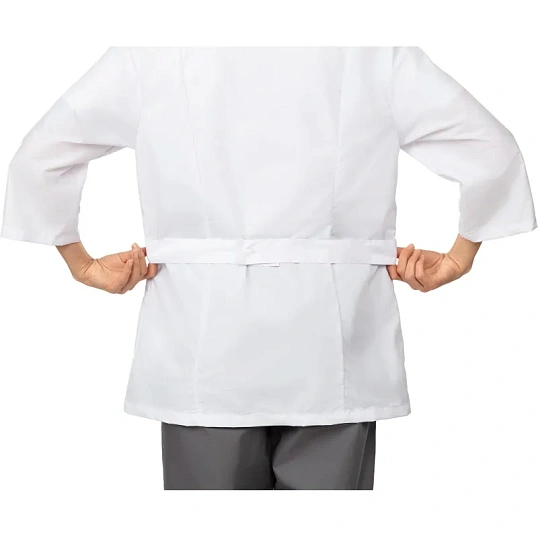 Костюм для медицинского персонала м01-КБР жен. цв.бел/сер (р.48-50) 158-164