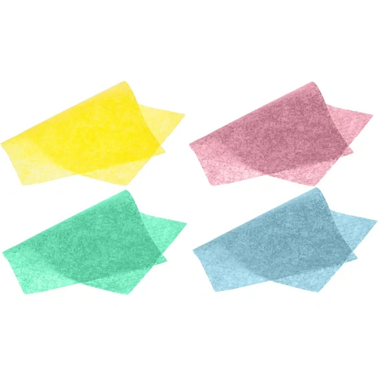 Салфетки хозяйственные вискоза 60г/м2, 18х25см, 500л/рул