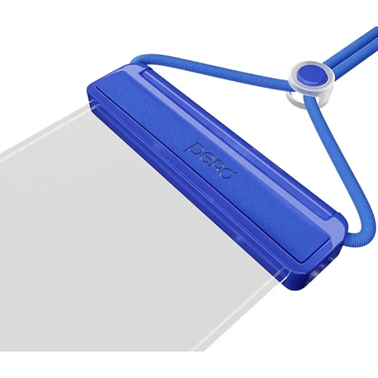 Чехол PERO влагозащитный для смартфона SB04 WATERPROOF BAG синий