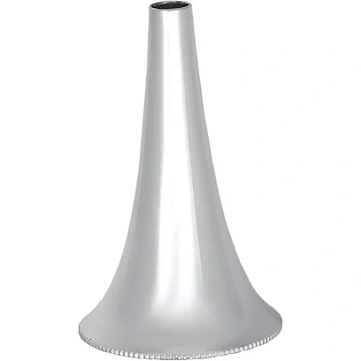 Воронка ушная никелированная, №1