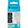 Лампа светодиодная Topfort E14 7W 4000K шар