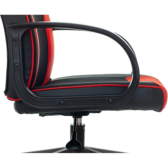 Кресло VB_Echair Easy Game-905 TPU кожзам черный/красный пластик