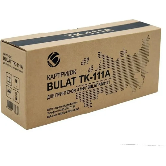 Картридж лазерный BULAT TK-111A черн. для P1121nw и M1121nwемк., 1500 л