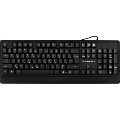 Клавиатура C-KB3031 черная, USB, 104кн BT-JKB-002/C-KB3031