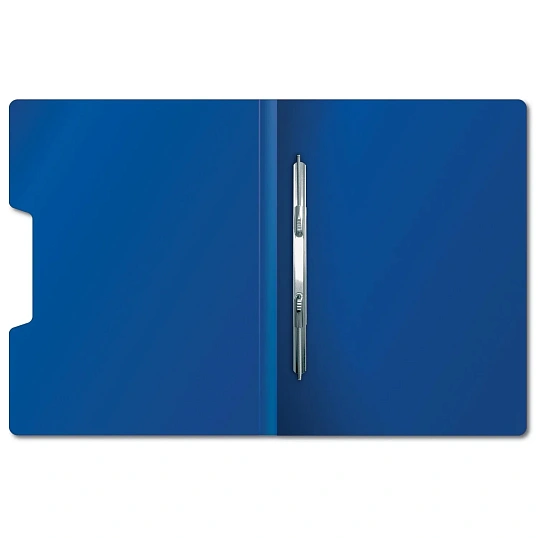 Скоросшиватель пластиковый с пруж.мех. Attache  Digital, синий