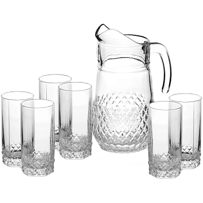 Набор ВАЛЬС (кувшин + 6 стаканов) Pasabahce