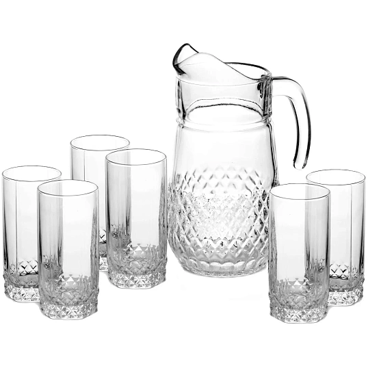 Набор ВАЛЬС (кувшин + 6 стаканов) Pasabahce