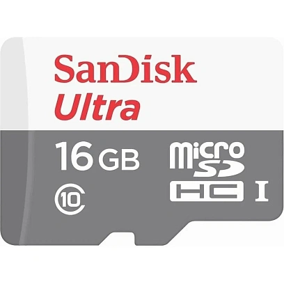 Карта памяти SanDisk microSD 16GB microSDHC Class 10 Ultra 80MB/s