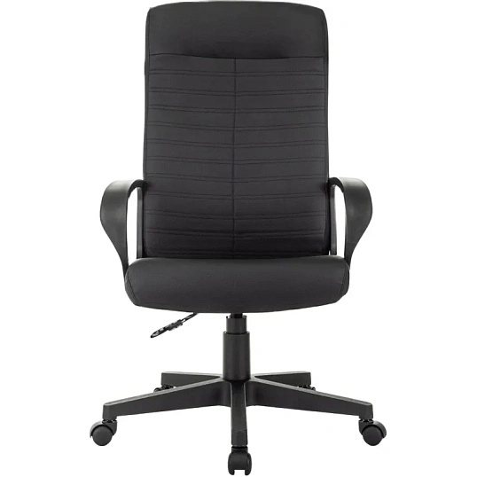 Кресло VB_EChair 659LT PU черный эко.кожа крестов. пластик