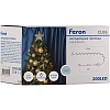 Гирлянда светодиодная Feron CL06 линейн,200LED 5000K,20м+3м,зелШнур,26733