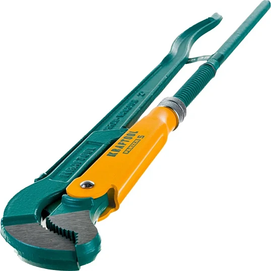 Ключ трубный KRAFTOOL PANZER-S, №3, изогнутые губки