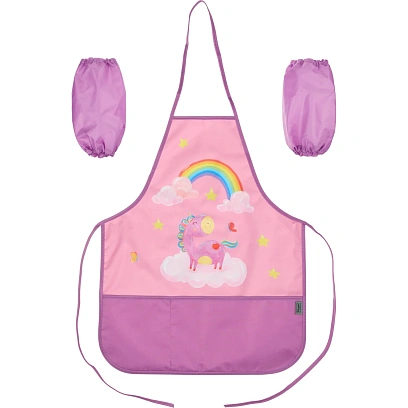 Фартук для труда Комус КлассВолшеб. Единорог,2карм,нарукв,490x390,ФН61-20-2