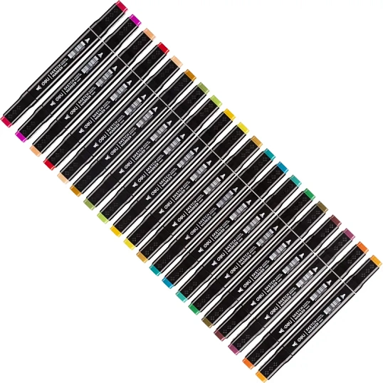 Набор маркеров для скетчинга Deli 80цв. двухстор., E70806-80