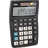 Калькулятор настольный КОМП. Deli E1238, 12-р, дв.пит., 145х105мм, серый