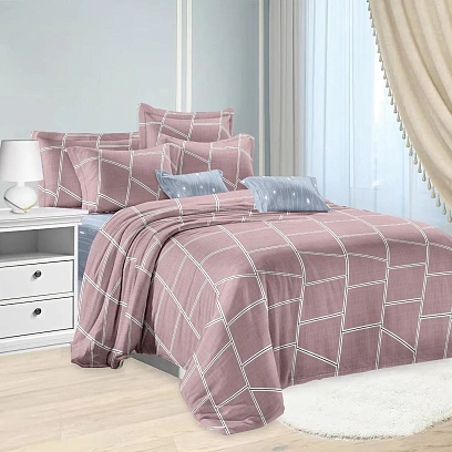 Постельное белье 2сп микросат(наволочки70х70-2шт)-2138 Арунас