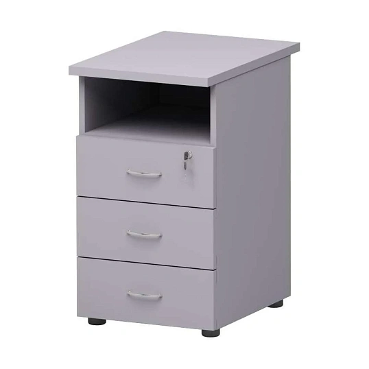 Тумба . Этюд стационарная с замком Р20.18 (030 Серый)
