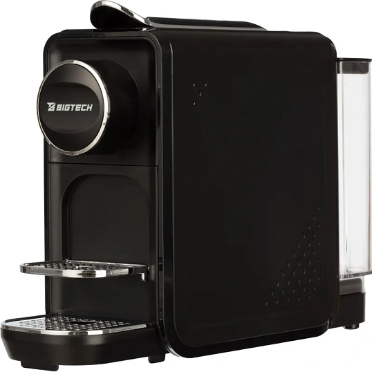 Кофемашина капсульная BigTech EСM303B, 0,7литра, 1400 Вт, черная