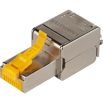 Коннектор полевой LANMASTER LAN-TMP-S5E RJ45 8P8C, экранированный, кат.5E