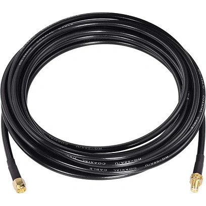 Кабель Kroks SMA(male)-SMA(female) RG-58 3м