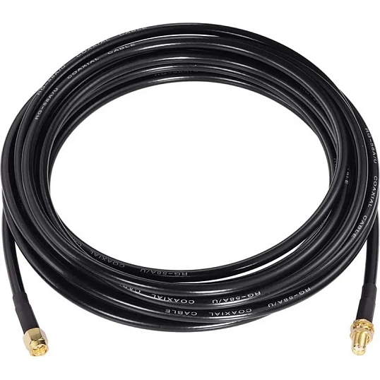 Кабель Kroks SMA(male)-SMA(female) RG-58 3м