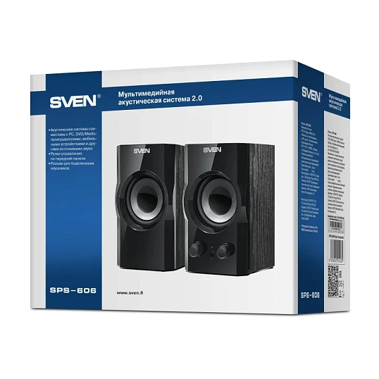 Акустическая система Sven SPS-606, черный (6 Вт)