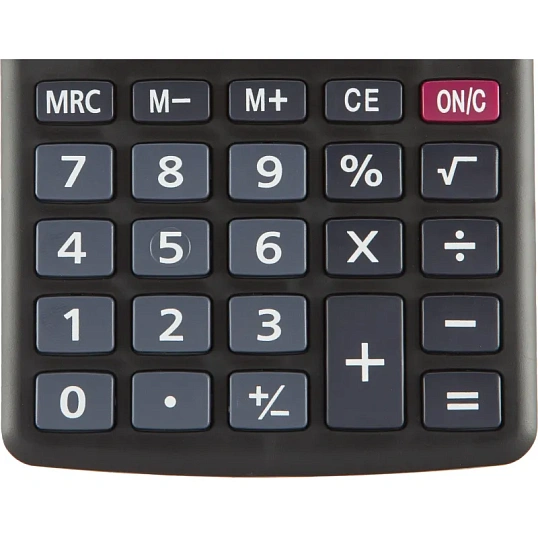 Калькулятор настольный КОМП Attache, AС-223B,8р,дв. пит, черн,134x107x34