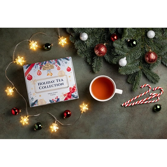 Чай Ahmad Tea Праздничная коллекц,ассорт, пак в конв,9вкус,45пак (N077) НГ