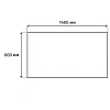 Стол письменный Easy Standard LT 16/16 01001300 светлый дуб/серый 1400x600x740