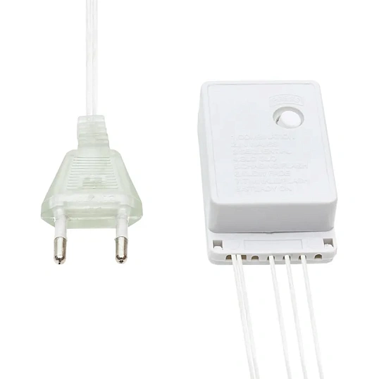 Гирлянда светодиодная Занавес 1,5x1 м, 96 LED, мерцание, Синий,  235-023