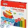 Пластилин клас.Комус Класс(№1 School) ColorPics набор 10 цв 200 г со стеком