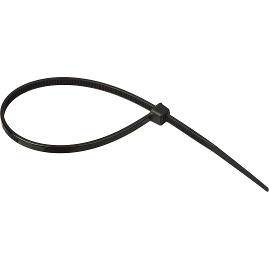 Хомут стяжка нейлоновая Topfort 3х150 (2,5х100 мм) чёрный 100 шт/уп