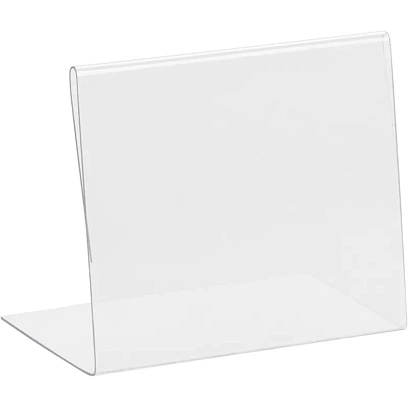 Ценникодержатель настольный L-образный для ценника 40х30, ПЭТ, 100 шт./уп