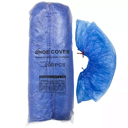 Бахилы для механических аппаратов в п/э 200 шт/уп