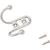 Вешалка настенная УЗК_Крючок двухрожковый StahlBuro 208 B CP (16099),хром