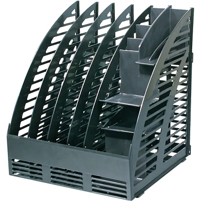 Лоток вертикальный Attache сборный 4 отделения + органайзер, 240 мм