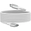 Кабель Belkin (CAB015bt2MWH)BoostCh.240W USB-C to USB-C Braided 2м белый