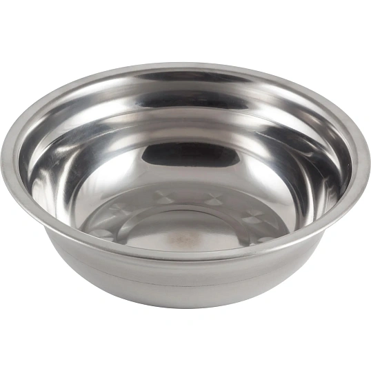 Миска  с расширенными краями, нерж сталь, зерк. Полировка Bowl-19, 1 л