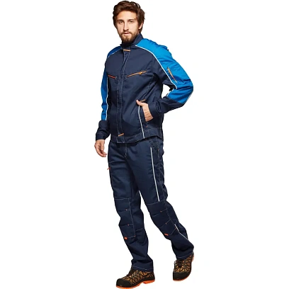 Куртка летняя муж. л34-КУ т.син/вас (р.48-50) 158-164 (мод.КУР208)