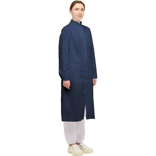 Халат для пищевого пр-ва у17-ХЛ жен.ХАССП син.(р.48-50) р.170-176
