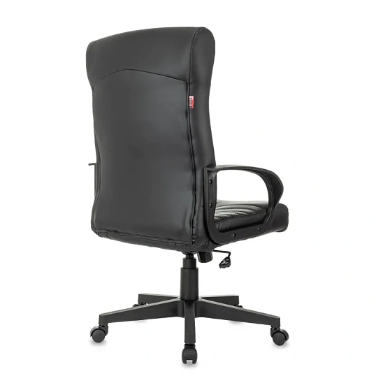 Кресло БР Комус Мебель Echair 659, экокожа, черн, пластик