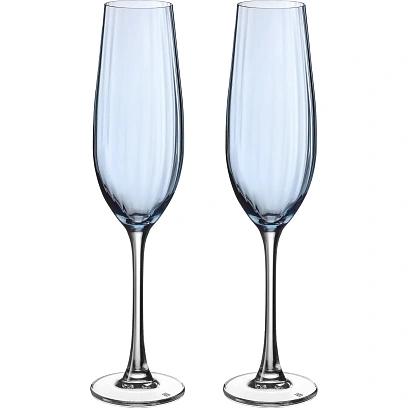 Набор бокалов для шамп COLUMBA OPTIC, 260мл;декор Синяя чаша 2шт, БСС0505