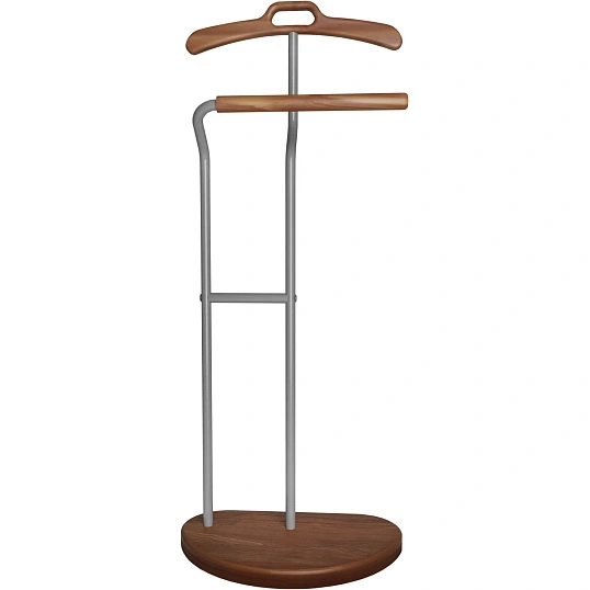 Вешалка ME_костюмная D10 металлик/орех