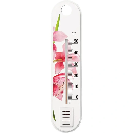 Термометр комнатный Цветок в блистере П-1 (ПТ000001558)
