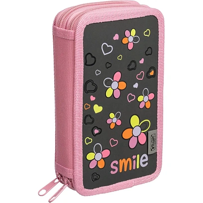 Пенал   Smile 2 отд., ламинат, выборочный лак, 190x110 мм, ПКК 11-19