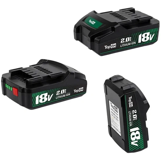 Аккумулятор для Metabo TopOn А 18V 2.0Ah(Li-Ion)PN:625457000 TOP-MET-18-2.0