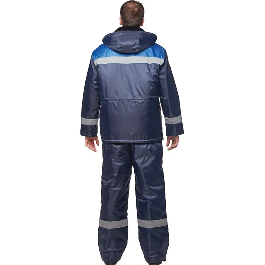 Куртка рабочая зимняя муж з32-КУ син/вас оксф 64-66/182-188