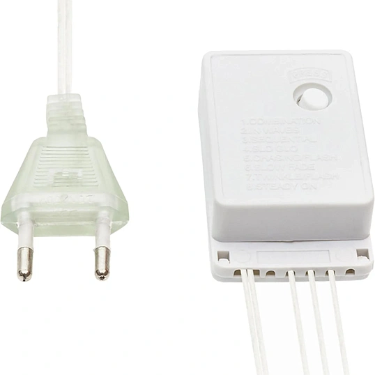 Гирлянда светодиодная Дождь 1,5x1,5 м, 144 LED, мерцание, белый,  235-035