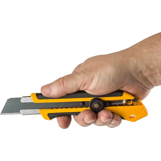 Нож OLFA 25 мм с выдвижным лезвием, двухкомпонентный корпус (OL-XH-1)