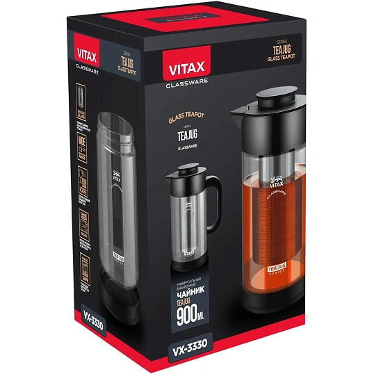 Чайник заварочный универсальный  3в1 VX-3330 900мл Teajug
